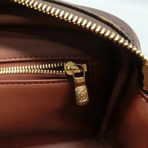 100% Authentic Louis Vuitton Brown Monogram Canvas Clutch Bag 1352-081524 - Picture 12 of 12